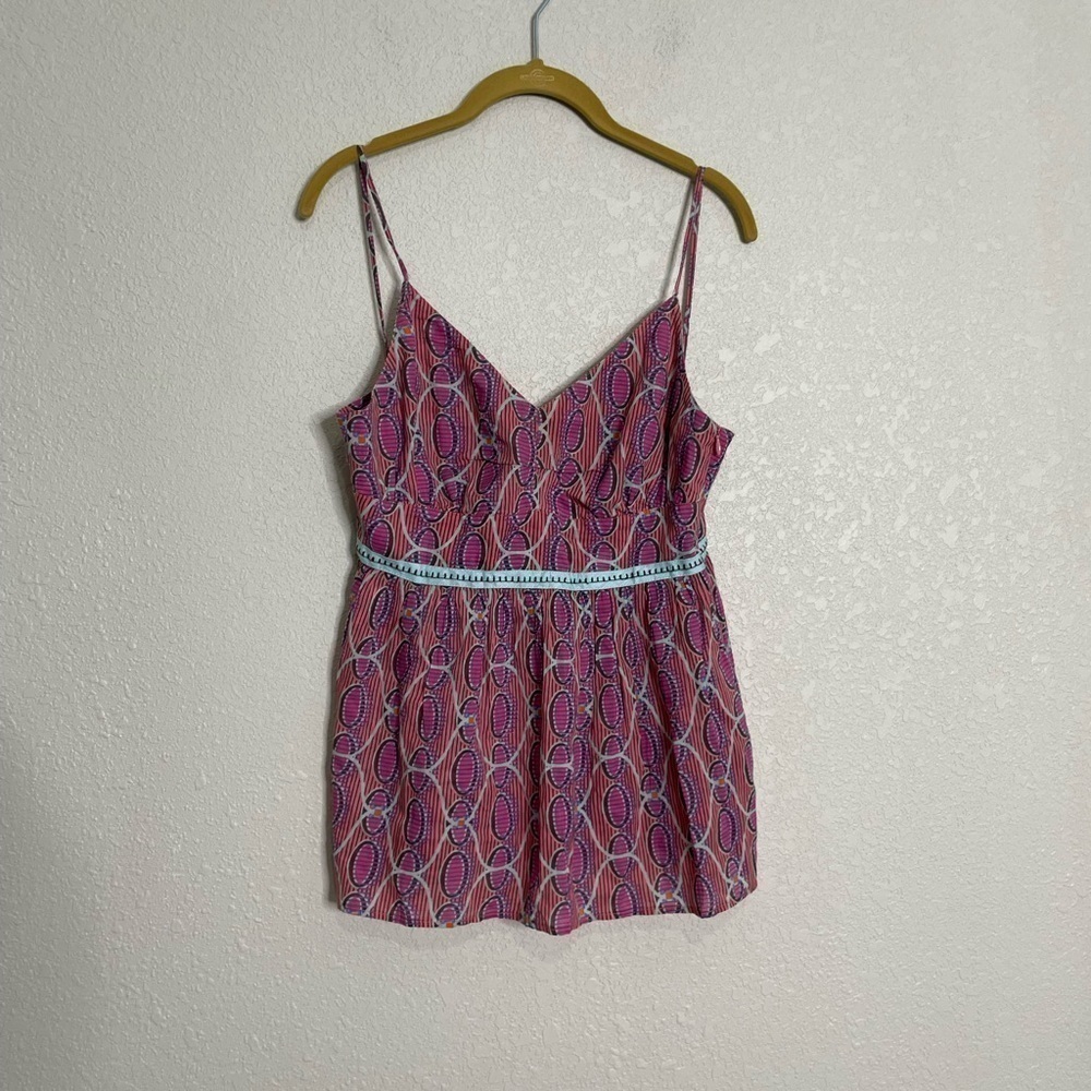 See by Chloe Retro Paisley Y2K Babydoll Tank Top 4 - Picture 5 of 7